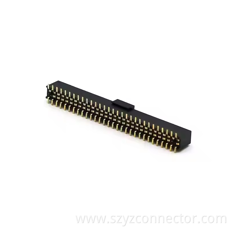 1.27mm Pitch Female Header O TYPE Full Bottom Type Dual Row Straight With Post H4.3mm 23P-250P (3)